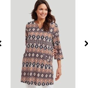 NWT Adini Ikat Print Nellie Tunic Top Small